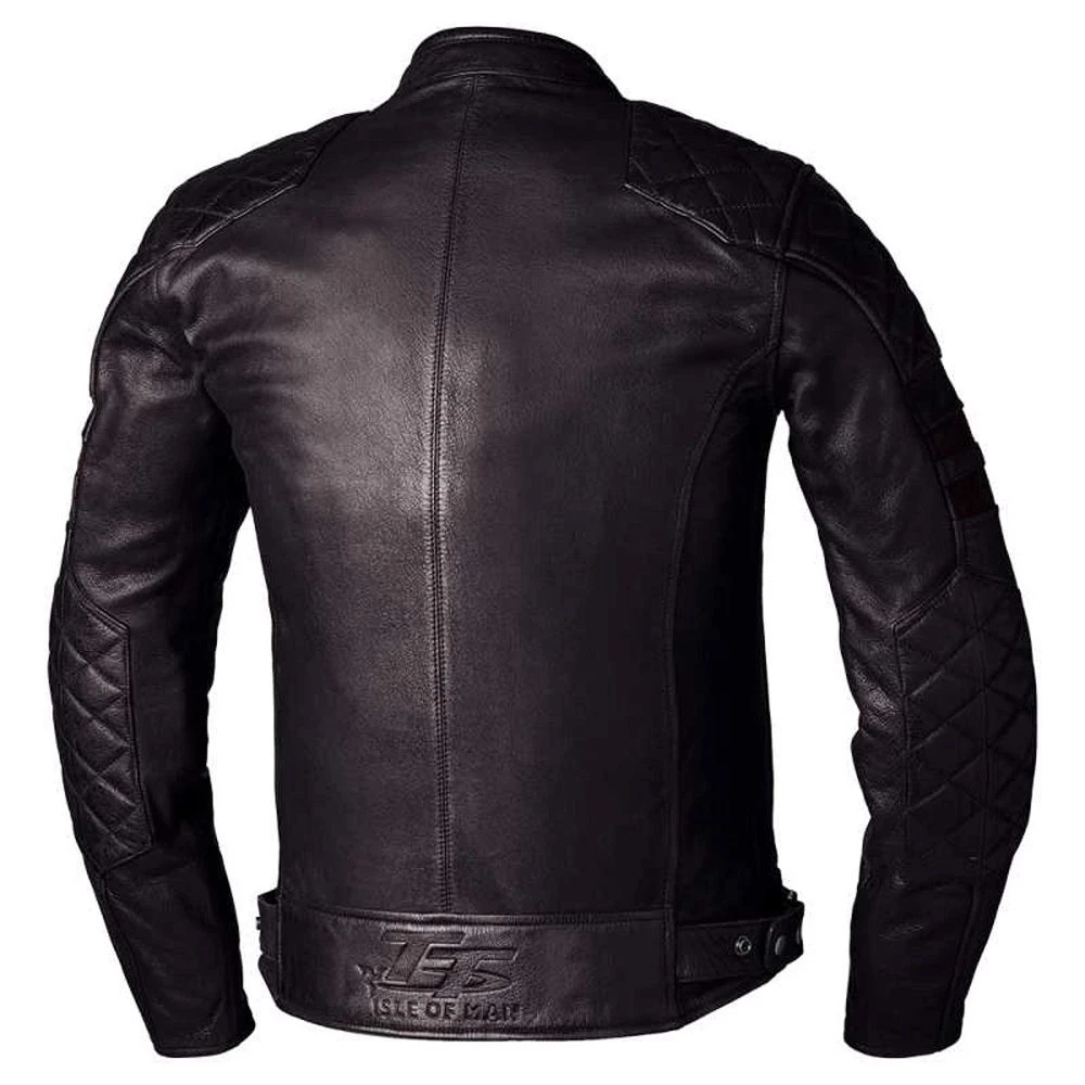 RST Iom Tt Hillberry 2 Ce Mens Leather Jacket Brown 2 RST Iom Tt Hillberry 2 Ce Mens Leather Jacket Brown - Afbeelding 2