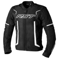 RST Pilot Evo Ce Mens Textile Jacket Black Black White