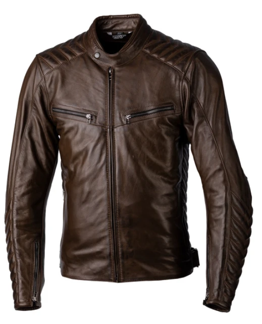 RST Roadster 3 Ce Mens Leather Jacket Brown 1 RST Roadster 3 Ce Mens Leather Jacket Brown