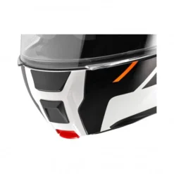 Schuberth C5 Master Wit Oranje Systeemhelm -Motorfietsuitrusting Winkel schuberth c5 master white orange 2