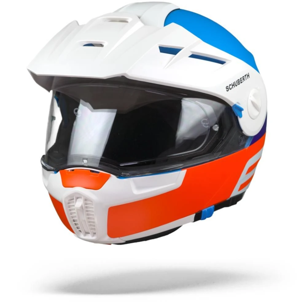 Schuberth E1 Cut Blauw Adventure Helm 2 Schuberth E1 Cut Blauw Adventure Helm - Afbeelding 2