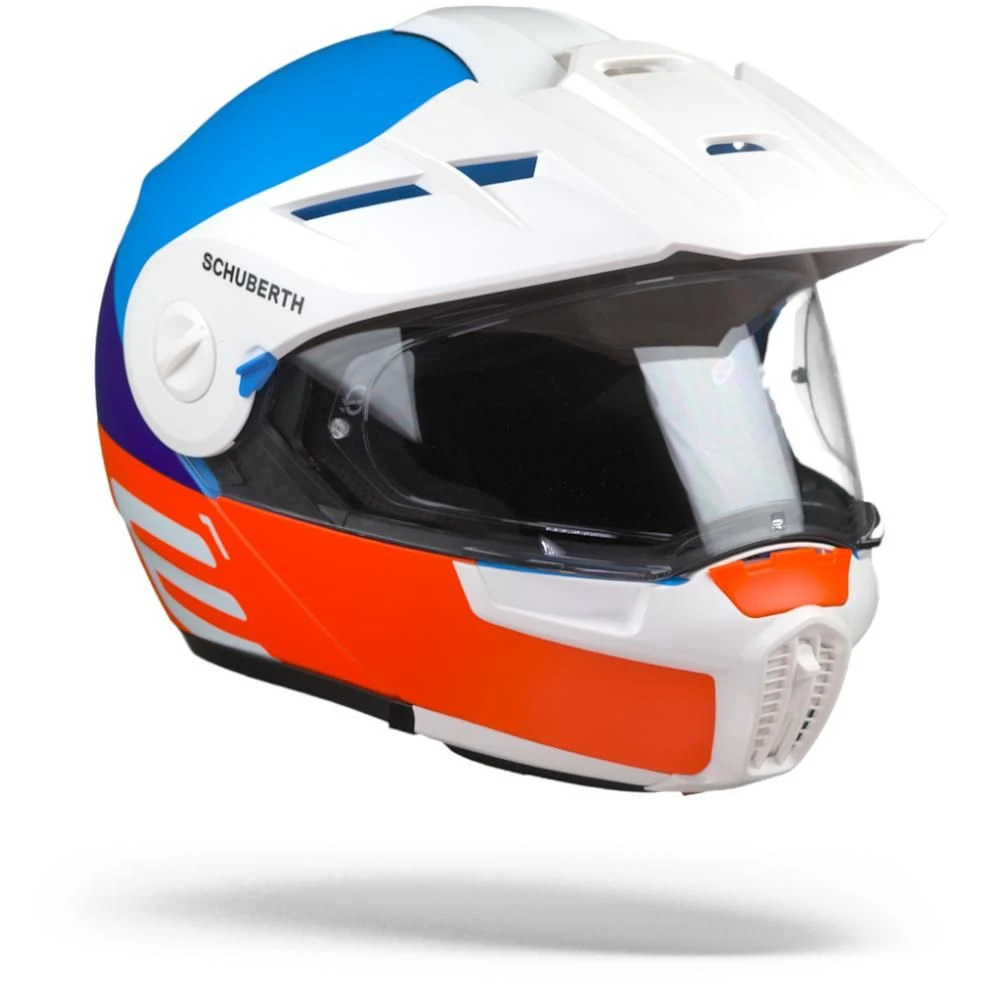 Schuberth E1 Cut Blauw Adventure Helm 3 Schuberth E1 Cut Blauw Adventure Helm - Afbeelding 3