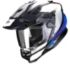 Scorpion Adf-9000 Air Trail Zwart-Blauw-Wit Adventure Helm