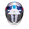 Scorpion ADX-2 Camino Pearl Wit-Blauw-Rood Adventure Helm