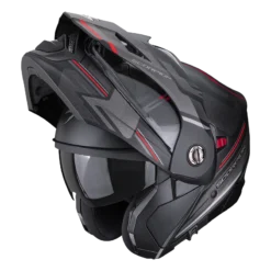Scorpion ADX-2 Carrera Mat Zwart-Rood Adventure Helm
