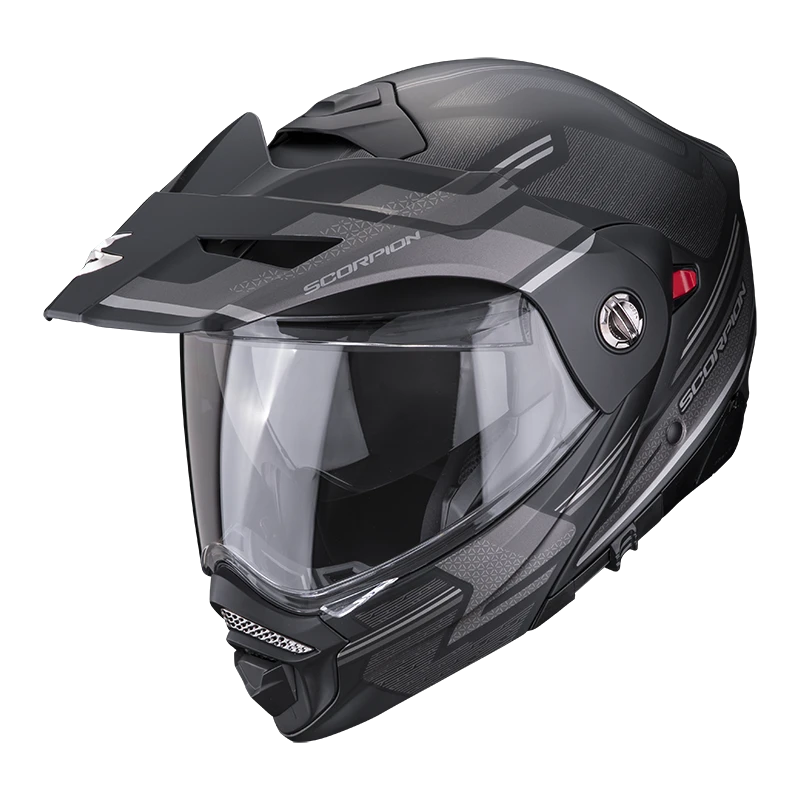 Scorpion ADX-2 Carrera Mat Zwart-Zilver Adventure Helm 1 Scorpion ADX-2 Carrera Mat Zwart-Zilver Adventure Helm