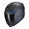 Scorpion Exo-1400 Evo Carbon Air Kendal Matt Zwart-Blauw Integraalhelm