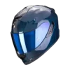 Scorpion Exo-1400 Evo Carbon Air Solid Blauw Integraalhelm