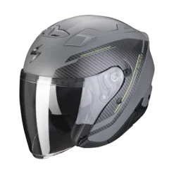 Scorpion EXO-230 Fenix Mat Cement Grijs-Zwart Jethelm 5 Scorpion EXO-230 Fenix Mat Cement Grijs-Zwart Jethelm -Motorfietsuitrusting Winkel scorpion exo 230 fenix matt cement grey black