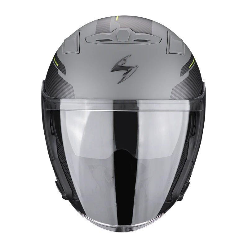 Scorpion EXO-230 Fenix Mat Cement Grijs-Zwart Jethelm 2 Scorpion EXO-230 Fenix Mat Cement Grijs-Zwart Jethelm - Afbeelding 2