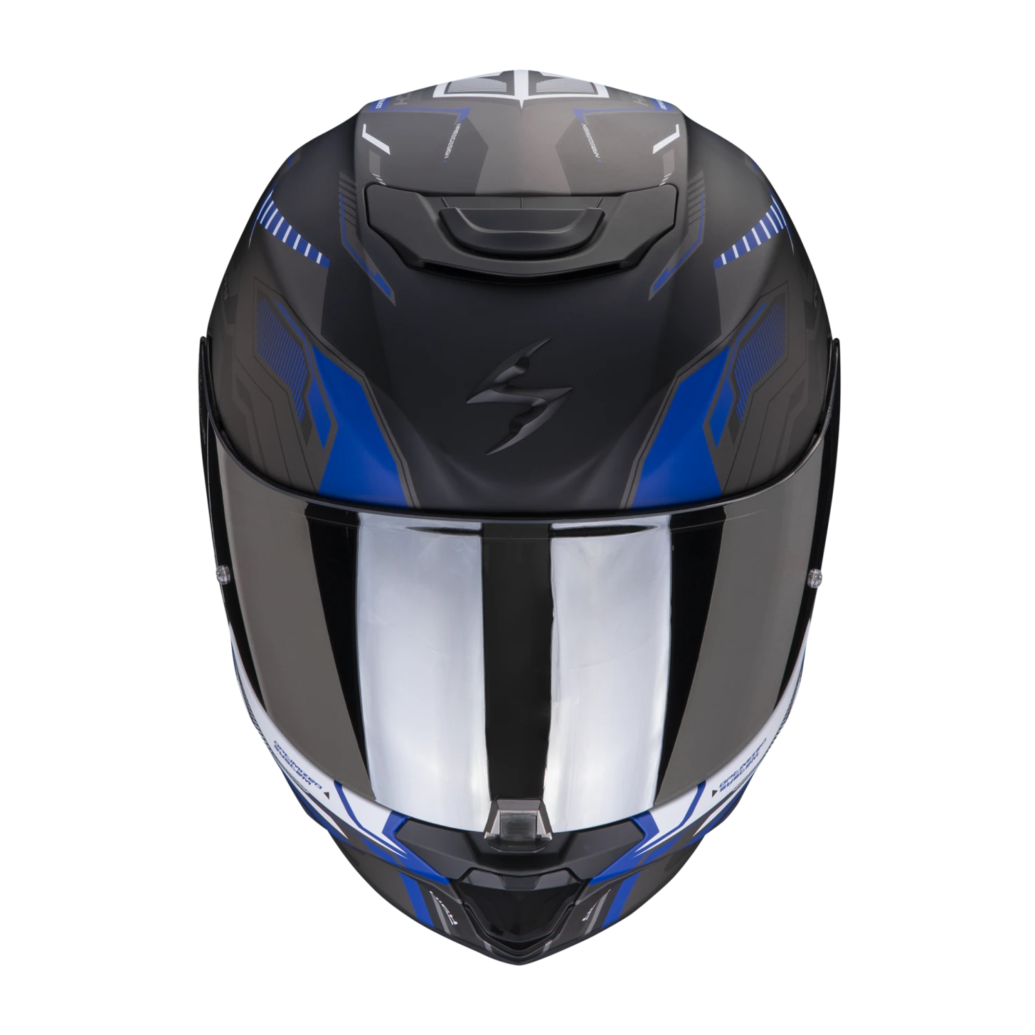 Scorpion Exo-391 Haut Matt Zwart-Zilver-Blauw Integraalhelm 1 Scorpion Exo-391 Haut Matt Zwart-Zilver-Blauw Integraalhelm