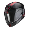 Scorpion Exo-520 Evo Air Laten Zwart-Rood Integraalhelm