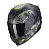 Scorpion Exo-520 Evo Air Melrose Mat Zwart-Geel Integraalhelm
