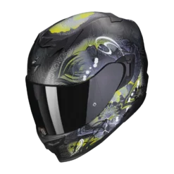 Scorpion Exo-520 Evo Air Melrose Mat Zwart-Geel Integraalhelm