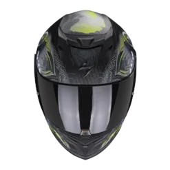 Scorpion Exo-520 Evo Air Melrose Mat Zwart-Geel Integraalhelm -Motorfietsuitrusting Winkel scorpion exo 520 evo air melrose matt black yellow 2