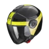 Scorpion Exo-City II Short Metal Zwart-Neon Geel Jethelm