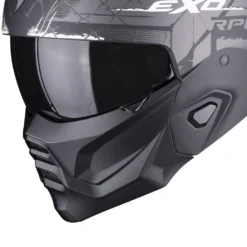 Scorpion Exo-Combat II Xenon Matt Black-White