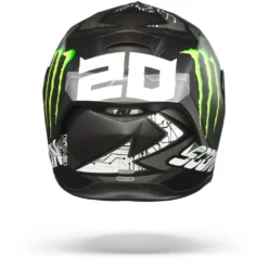 Scorpion EXO-R1 Air Fabio Monster Replica Mat Zwart-Zilver Integraalhelm -Motorfietsuitrusting Winkel scorpion exo r1 air fabio monster replica matt black silver.19