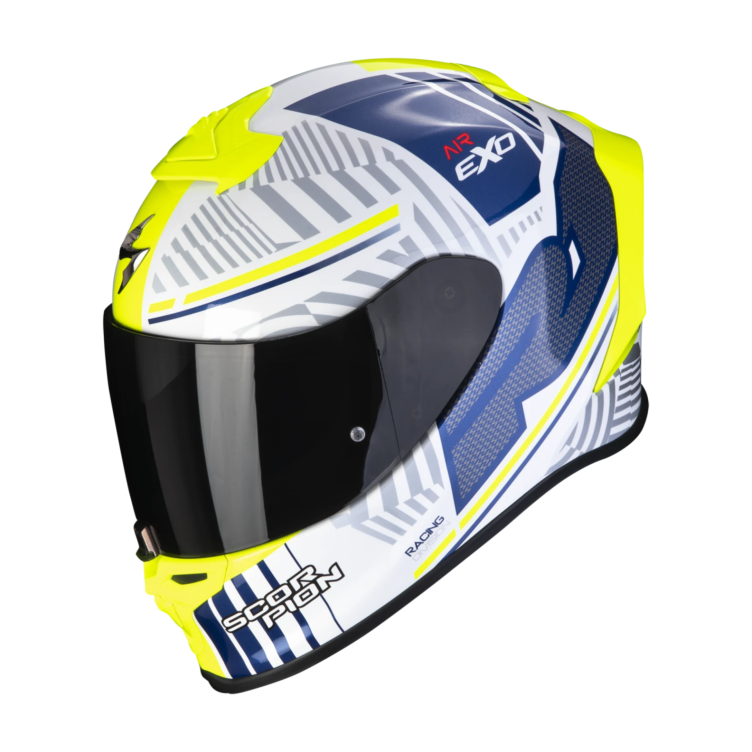 Scorpion Exo-R1 Evo Air Victory Wit-Blauw Integraalhelm 1 Scorpion Exo-R1 Evo Air Victory Wit-Blauw Integraalhelm
