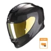 Scorpion Exo-R1 Evo Carbon Air Solid Zwart Integraalhelm