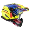 Scorpion VX-22 Air Neox Neon Geel-Blauw-Rood Crosshelm