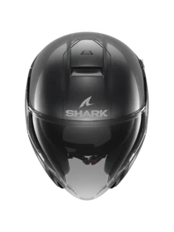 Shark Citycruiser Blank Gun Metal A05 Jethelm -Motorfietsuitrusting Winkel shark citycruiser blank gun metal a05 3