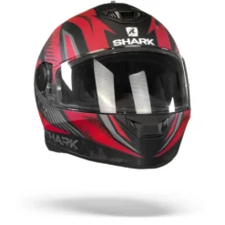 Shark D-Skwal 2 Atraxx Mat Zwart Rood Antraciet KRA Integraalhelm -Motorfietsuitrusting Winkel shark d skwal 2 atraxx mat black red anthracite kra.35