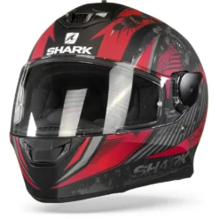 Shark D-Skwal 2 Atraxx Mat Zwart Rood Antraciet KRA Integraalhelm -Motorfietsuitrusting Winkel shark d skwal 2 atraxx mat black red anthracite kra frontpage