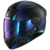 Shark D-Skwal 2 Cadium Mat Zwart Blauw Zwart KBK Integraalhelm