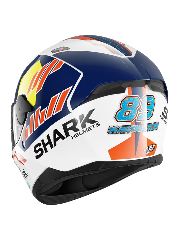 Shark D-Skwal 2 Replica Jorge Martin Wit Blauw Rood WBR Integraalhelm 1 Shark D-Skwal 2 Replica Jorge Martin Wit Blauw Rood WBR Integraalhelm