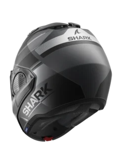 Shark Evo GT Tekline Mat Antraciet Chrom Zilver AUS Systeemhelm -Motorfietsuitrusting Winkel shark evo gt tekline mat anthracite chrom silver aus 2