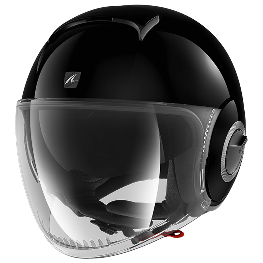 Shark Nano Blank BLK Zwart Jethelm 1 Shark Nano Blank BLK Zwart Jethelm