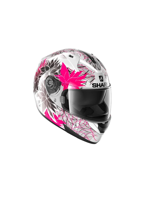 Shark Ridill 1.2 Nelum White Black Violet Full Face Helmet 3 Shark Ridill 1.2 Nelum White Black Violet Full Face Helmet - Afbeelding 3