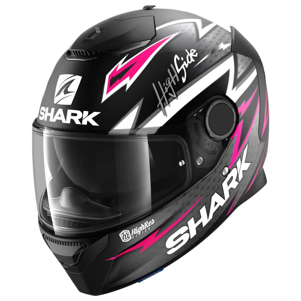 Shark Spartan 1.2 Adrian Parassol Mat Zwart Antraciet Paars KAV Integraalhelm 3 Shark Spartan 1.2 Adrian Parassol Mat Zwart Antraciet Paars KAV Integraalhelm - Afbeelding 3