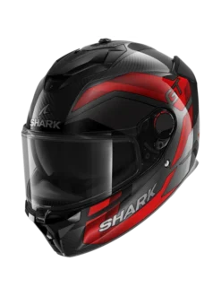 Shark Spartan GT Pro Ritmo Carbon Carbon Rood Chrom DRU Integraalhelm