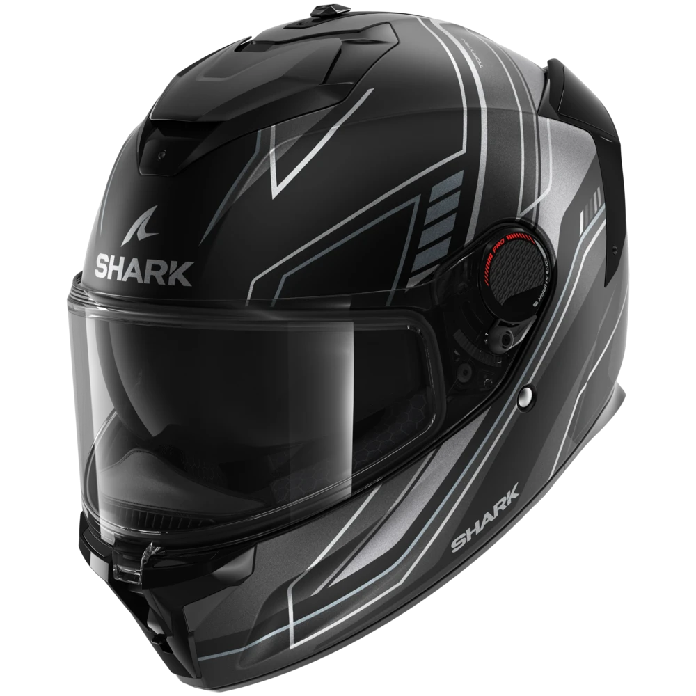 Shark Spartan GT Pro Toryan Mat Zwart Antraciet Antraciet KAA Integraalhelm 1 Shark Spartan GT Pro Toryan Mat Zwart Antraciet Antraciet KAA Integraalhelm