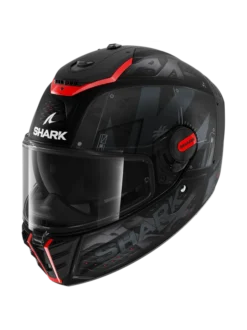 Shark Spartan RS Stingrey Mat Zwart Antraciet Rood KAR Integraalhelm -Motorfietsuitrusting Winkel shark spartan rs stingrey mat black anthracite red kar 1