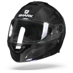Shark Spartan Carbon 1.2 Skin Carbon DKA Zwart Antraciet Integraalhelm -Motorfietsuitrusting Winkel shark spartan carbon skin dka anthracite zwart.04 1
