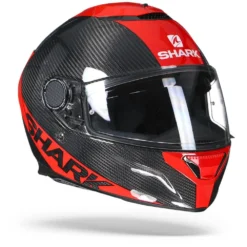 Shark Spartan Carbon 1.2 Skin Carbon DRR Rood Rood Integraalhelm