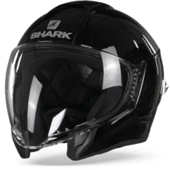Shark Citycruiser BLK Blank Zwart Jethelm