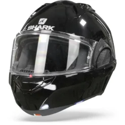 Shark Evo GT Blank Zwart Systeemhelm -Motorfietsuitrusting Winkel sharkevogtblankblack frontpage