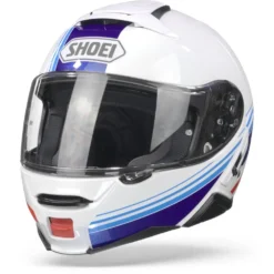 Shoei Neotec II Separator TC-10 Wit Blauw Rood Systeemhelm