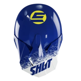 SHOT Furious Kid Roll Navy Glanzend Crosshelm 2 SHOT Furious Kid Roll Navy Glanzend Crosshelm - Afbeelding 2