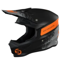 SHOT Furious Roll Zwart Oranje Mat Crosshelm