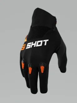 Motorfietsuitrusting Winkel -Motorfietsuitrusting Winkel shot gloves kid devo orange front