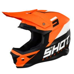 SHOT Furious Chase Zwart Neon Oranje Mat Crosshelm 3 SHOT Furious Chase Zwart Neon Oranje Mat Crosshelm - Afbeelding 3