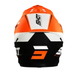 SHOT Furious Chase Zwart Neon Oranje Mat Crosshelm