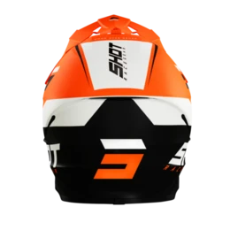 SHOT Furious Chase Zwart Neon Oranje Mat Crosshelm 1 SHOT Furious Chase Zwart Neon Oranje Mat Crosshelm