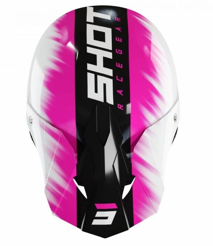 SHOT Furious Kid Versus Roze Glanzend Crosshelm 2 SHOT Furious Kid Versus Roze Glanzend Crosshelm - Afbeelding 2