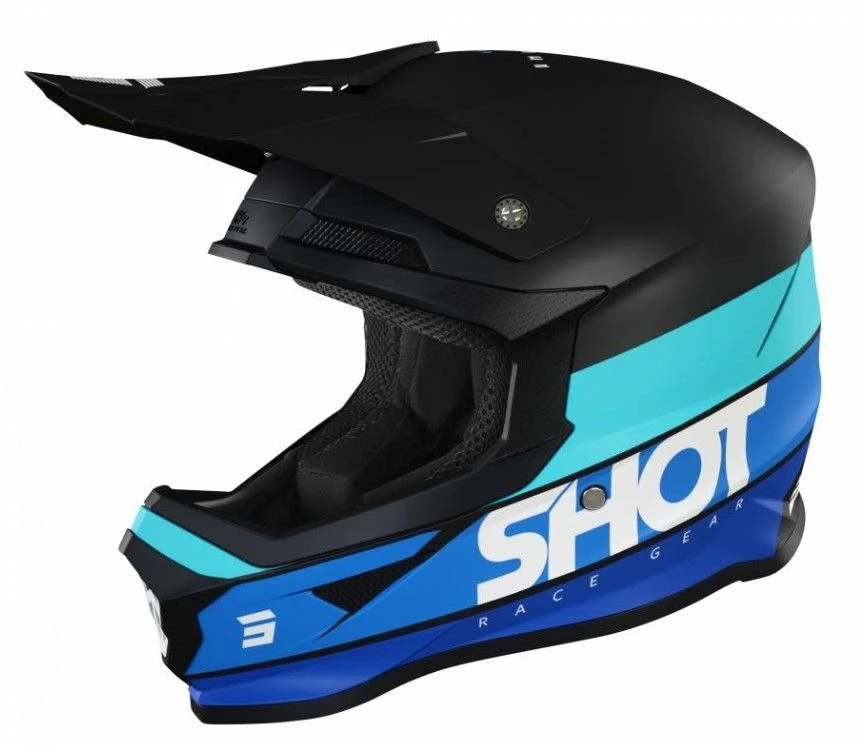 SHOT Furious Story Blauw Mat Crosshelm 1 SHOT Furious Story Blauw Mat Crosshelm
